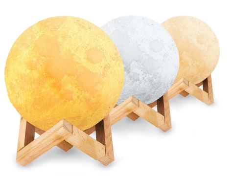 Lampka nocna świecący księżyc 3d moon light 8cm Lampka nocna świecący księżyc 3d moon light 8cm