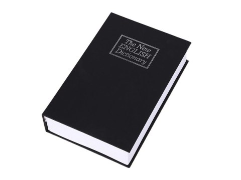 Sejf książka metalowa kasetka skrytka klucz 24cm Sejf książka metalowa kasetka skrytka klucz 24cm