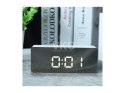 Zegar budzik termometr lustro led alarm data 4w1