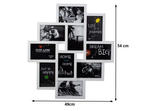 Ramka 3d na zdjęcia foto multi ramki 10 zdjęć duża Ramka 3d na zdjęcia foto multi ramki 10 zdjęć duża