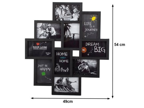 Ramka 3d na zdjęcia foto multi ramki 10 zdjęć duża Ramka 3d na zdjęcia foto multi ramki 10 zdjęć duża
