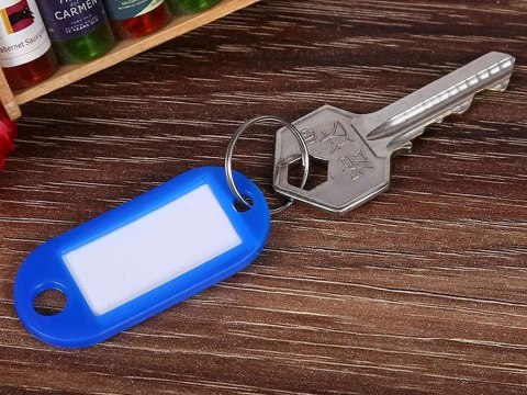 Zawieszka do kluczy brelok identyfikator 100 szt Zawieszka do kluczy brelok identyfikator 100 szt