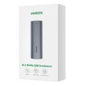 KIESZEŃ OBUDOWA NA DYSK SSD M.2 SUPERSPEED 10GBPS + KABEL USB-C 0.5M SZARY