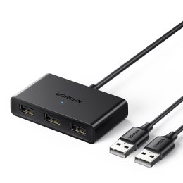 PRZEŁĄCZNIK ADAPTER SWITCH BOX USB 2 WEJŚCIA - 3 WYJŚCIA CZARNY