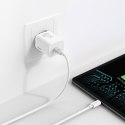 SUPER SZYBKA ŁADOWARKA SIECIOWA SI 1C USB-C 30W PD QC BIAŁY