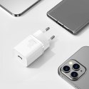 SUPER SZYBKA ŁADOWARKA SIECIOWA SI 1C USB-C 30W PD QC BIAŁY