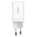 SZYBKA ŁADOWARKA SIECIOWA USB USB-C 30W PD QC SUPER SI PRO BIAŁY