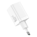 SZYBKA ŁADOWARKA SIECIOWA USB USB-C 30W PD QC SUPER SI PRO BIAŁY