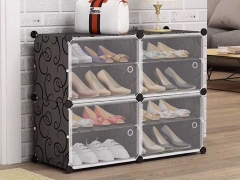 Szafka na buty obuwie modułowa regał 6 półek Szafka na buty obuwie modułowa regał 6 półek