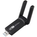 Karta sieciowa wi-fi adapter wifi usb 1300mbps dual