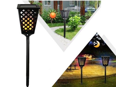 Lampa ogrodowa solarna pochodnia latarnia czujnik Lampa ogrodowa solarna pochodnia latarnia czujnik