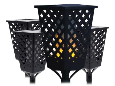 Lampa ogrodowa solarna pochodnia latarnia czujnik Lampa ogrodowa solarna pochodnia latarnia czujnik