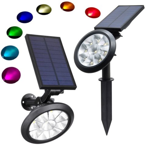 Lampa solarna rgb kolorowa ogrodowa świateczna Lampa solarna rgb kolorowa ogrodowa świateczna