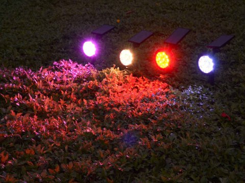 Lampa solarna rgb kolorowa ogrodowa świateczna Lampa solarna rgb kolorowa ogrodowa świateczna