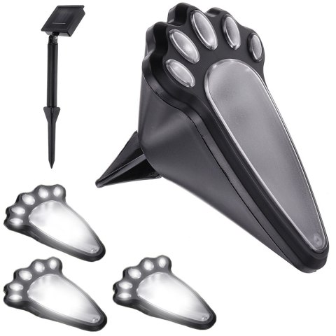 Lampki solarne łapki ogrodowe gruntowe led 4 szt. Lampki solarne łapki ogrodowe gruntowe led 4 szt.