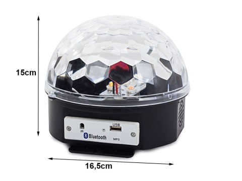 Kula led dyskotekowa mp3 usb projektor bluetooth Kula led dyskotekowa mp3 usb projektor bluetooth