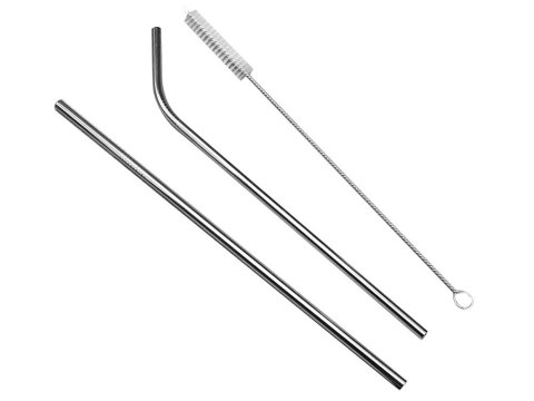 8x słomki rurki metalowe wielorazowe eko czyściki 8x słomki rurki metalowe wielorazowe eko czyściki
