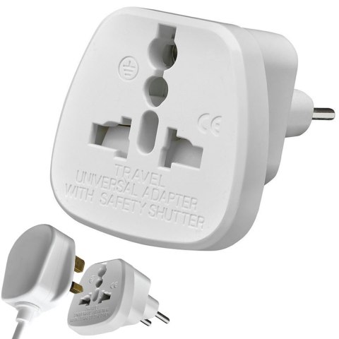 Adapter przejściówka gniazdo uk anglia wtyk pl Adapter przejściówka gniazdo uk anglia wtyk pl