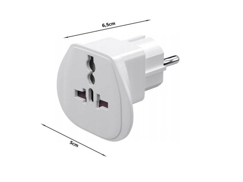 Adapter przejściówka gniazdo uk anglia wtyk pl Adapter przejściówka gniazdo uk anglia wtyk pl