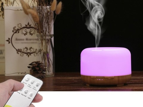 Nawilżacz powietrza dyfuzor aromaterapia pilot rgb Nawilżacz powietrza dyfuzor aromaterapia pilot rgb