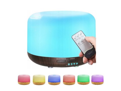 Nawilżacz powietrza dyfuzor aromaterapia pilot rgb Nawilżacz powietrza dyfuzor aromaterapia pilot rgb