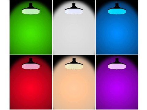 Żarówka kolorowa led rgbw głośnik bluetooth pilot Żarówka kolorowa led rgbw głośnik bluetooth pilot