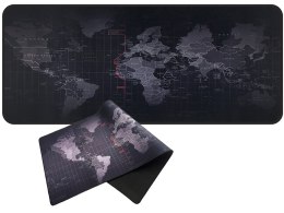 Duża podkładka pod mysz gamingowa mapa 90x40 biuro