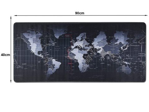 Duża podkładka pod mysz gamingowa mapa 90x40 biuro Duża podkładka pod mysz gamingowa mapa 90x40 biuro