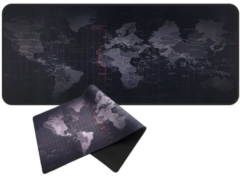 Duża podkładka pod mysz mapa świata biurowa 80x30 Duża podkładka pod mysz mapa świata biurowa 80x30
