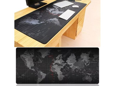 Duża podkładka pod mysz mapa świata biurowa 80x30 Duża podkładka pod mysz mapa świata biurowa 80x30