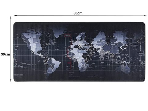 Duża podkładka pod mysz mapa świata biurowa 80x30 Duża podkładka pod mysz mapa świata biurowa 80x30