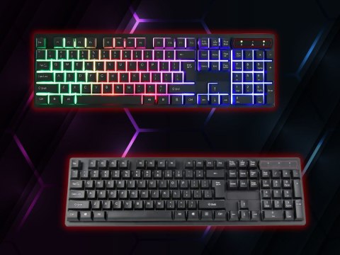 Klawiatura dla graczy gamingowa podświetlana led Klawiatura dla graczy gamingowa podświetlana led