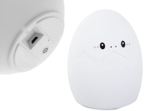 Lampka nocna dla dzieci led jajko rgb dotyk usb Lampka nocna dla dzieci led jajko rgb dotyk usb