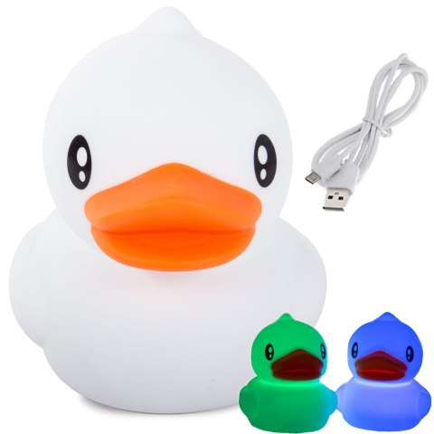 Lampka nocna dla dzieci led kaczka rgb dotyk usb Lampka nocna dla dzieci led kaczka rgb dotyk usb