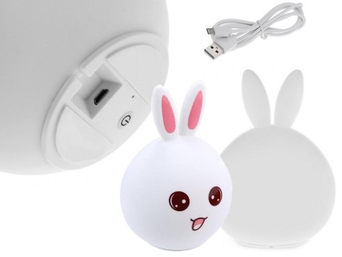 Lampka nocna dla dzieci led królik dotyk rgb Lampka nocna dla dzieci led królik dotyk rgb