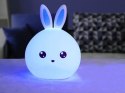 Lampka nocna dla dzieci led królik rgb dotyk