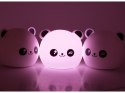 Lampka nocna dla dzieci led panda rgb dotyk
