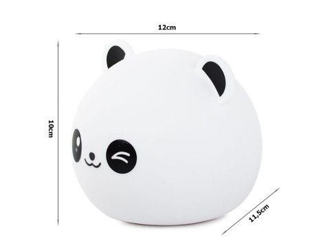 Lampka nocna dla dzieci led panda rgb dotyk Lampka nocna dla dzieci led panda rgb dotyk