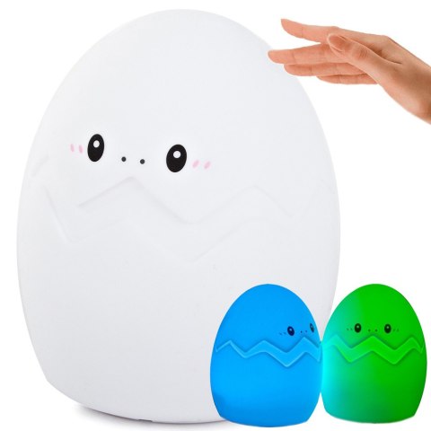 Lampka nocna dla dzieci led rgb jajko dotyk Lampka nocna dla dzieci led rgb jajko dotyk