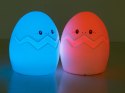 Lampka nocna dla dzieci led rgb jajko dotyk