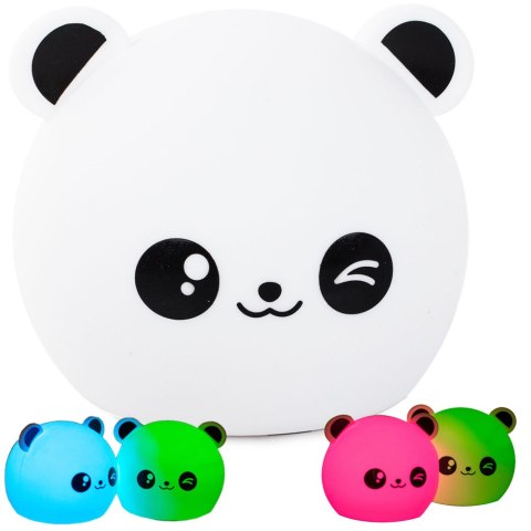 Lampka nocna dla dzieci led rgb panda dotyk Lampka nocna dla dzieci led rgb panda dotyk