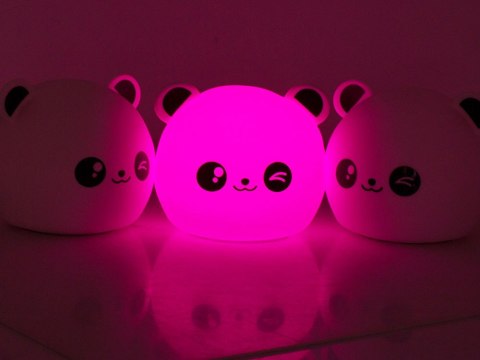 Lampka nocna dla dzieci panda rgb pilot led usb Lampka nocna dla dzieci panda rgb pilot led usb