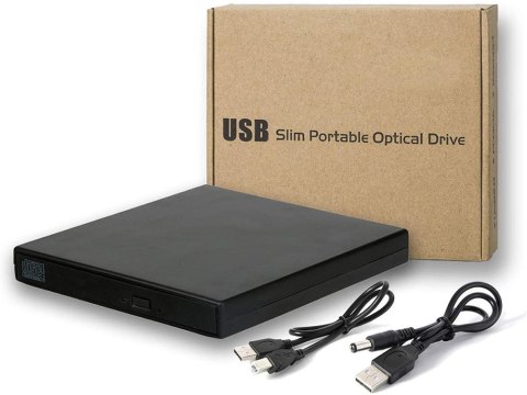 Napęd cd-r/dvd-rom/rw zewnętrzny usb nagrywarka Napęd cd-r/dvd-rom/rw zewnętrzny usb nagrywarka