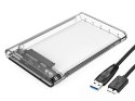Obudowa dysku hdd ssd 2,5'' usb 3.0 sata kieszeń