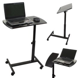 Stolik pod laptopa na kółkach regulowany biurko
