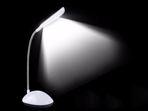 Lampka biurkowa 4 led szkolna na biurko nocna biała Lampka biurkowa 4 led szkolna na biurko nocna biała
