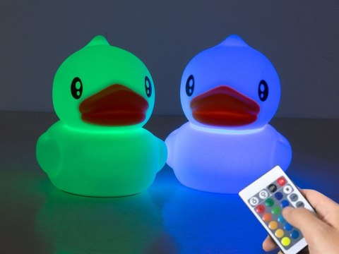 Lampka nocna dla dzieci led kaczka rgb pilot usb Lampka nocna dla dzieci led kaczka rgb pilot usb