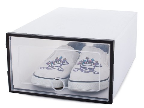 Pudełko pojemnik organizer na buty z klapą szafka Pudełko pojemnik organizer na buty z klapą szafka