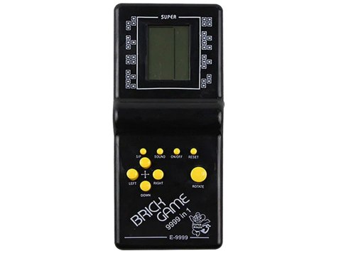 Elektroniczna gra tetris konsola kieszonkowa retro Elektroniczna gra tetris konsola kieszonkowa retro