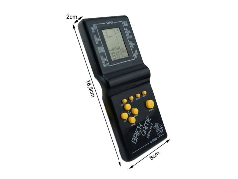 Elektroniczna gra tetris konsola kieszonkowa retro Elektroniczna gra tetris konsola kieszonkowa retro